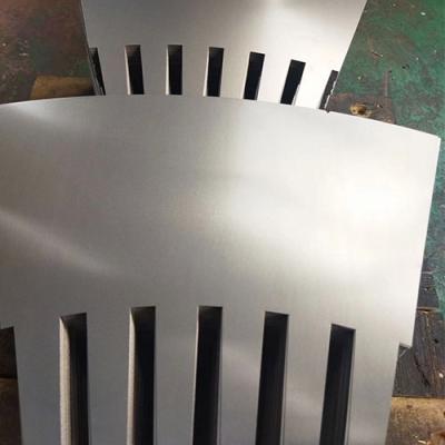 Stator fan-shaped silicon steel sheet