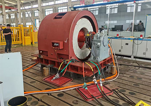 High-speed synchronous motor testing